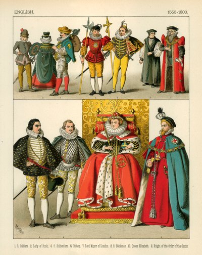 イングリッシュコスチューム1550-1600 作： Albert Kretschmer