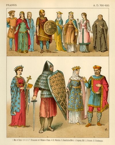 フランク700-800 AD 作： Albert Kretschmer