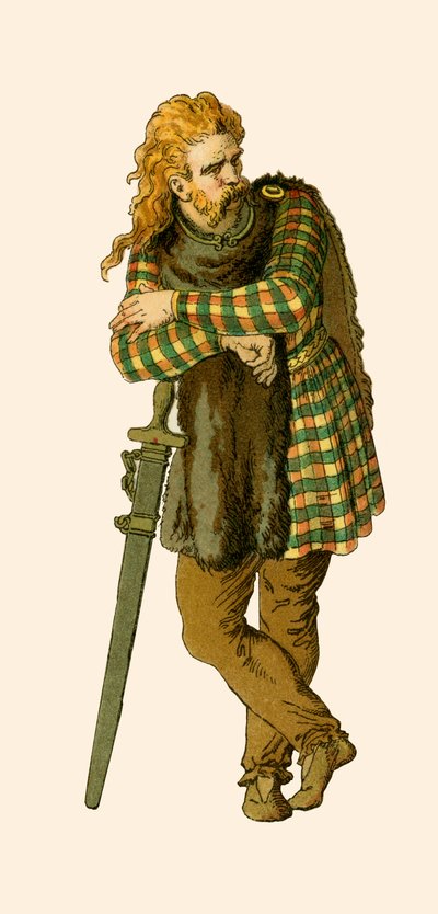 彼の剣で休むガウル 作： Albert Kretschmer
