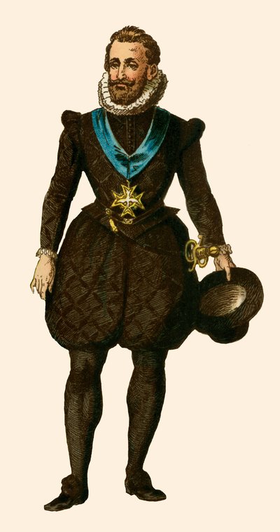フランスのヘンリー4世、1600年頃 作： Albert Kretschmer