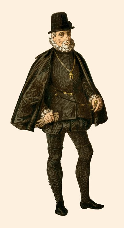 スペインのフィリップ2世王 作： Albert Kretschmer