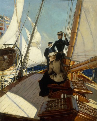 海の午後 作： Albert Lynch
