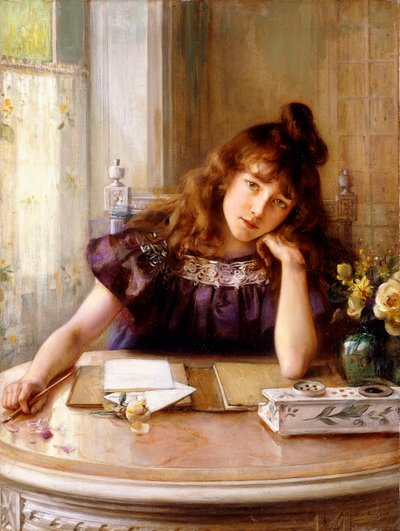 手紙、 作： Albert Lynch