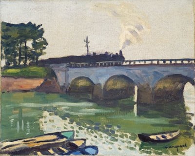 サン・ジャン・ド・リュズの橋 作： Albert Marquet