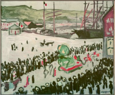 ビーチのカーニバル 作： Albert Marquet