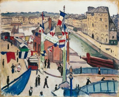 7月14日、ルアーブル 作： Albert Marquet