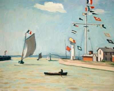 オンフルールの港 作： Albert Marquet