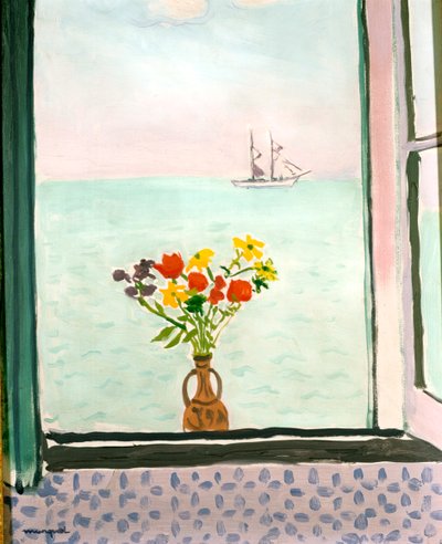 フェネトレアラグレット、1926年 作： Albert Marquet