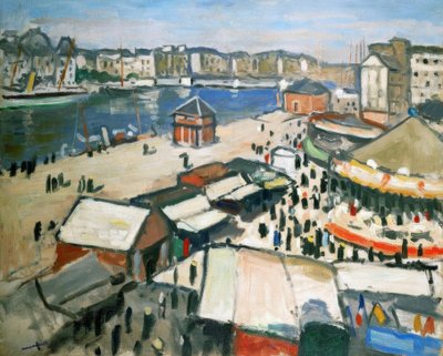 楽しいフェア。キャンバスに油彩 作： Albert Marquet