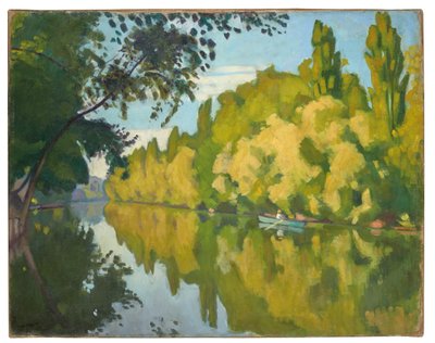 ラ・ヴァレンヌ・サント・ヒレール、ボート 作： Albert Marquet