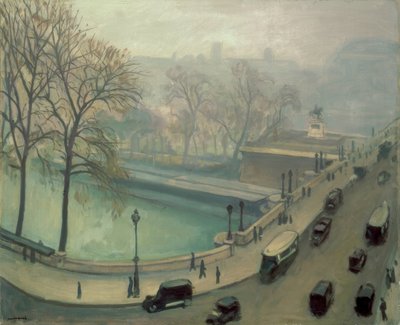 パリのポンヌフ 作： Albert Marquet