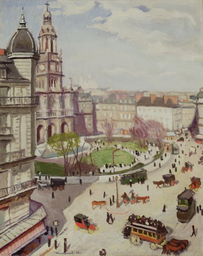 ル スクエア デ ラ トリニテ、サンライト 作： Albert Marquet