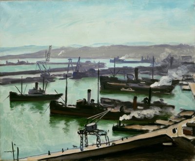 アルジェの港 作： Albert Marquet