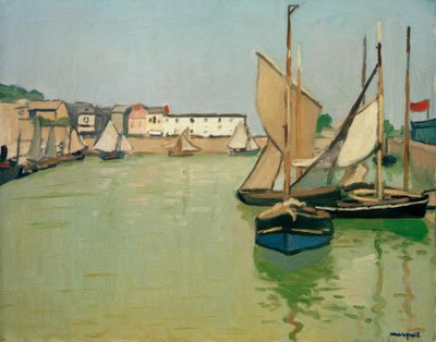 オンフルールの港 作： Albert Marquet