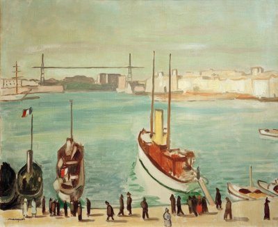 マルセイユ港 作： Albert Marquet