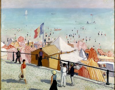 レ サーブル ドロンヌ 作： Albert Marquet