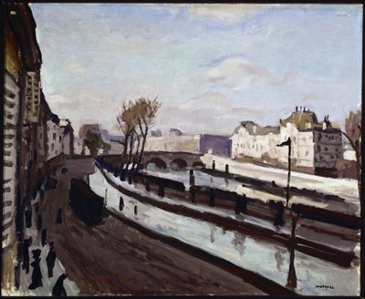 パリ、ケ デ グラン オーギュスタン 作： Albert Marquet