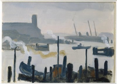 ハンブルク港 作： Albert Marquet