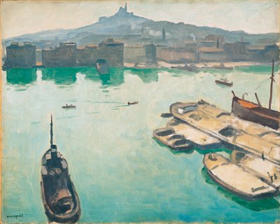 マルセイユ港 作： Albert Marquet