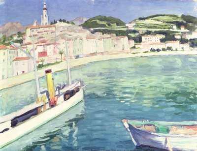 マントン港 作： Albert Marquet