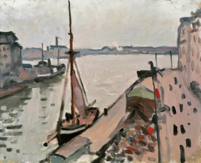 漁船をドックします。 作： Albert Marquet