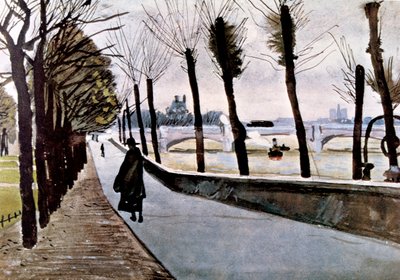 ケ・デュ・ルーブル、夏、1906 作： Albert Marquet