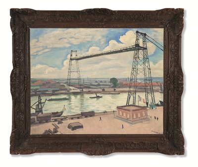 トランスポーターブリッジ、ルーアン 作： Albert Marquet