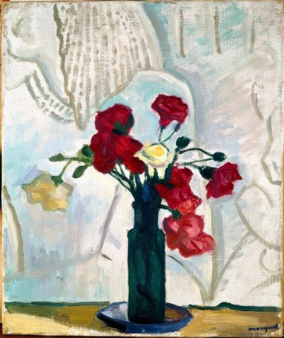 カーネーションのある静物 作： Albert Marquet