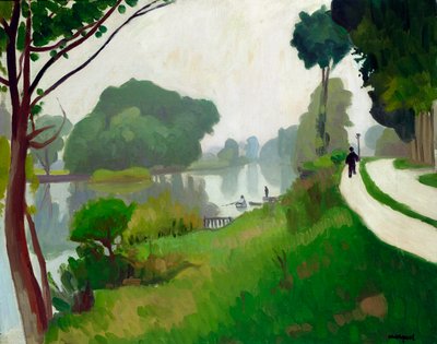 ヴァレンヌ・サン・チレールのマルヌ 作： Albert Marquet