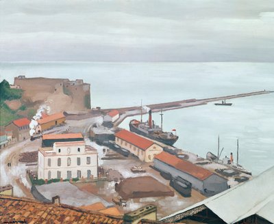 O Porto de Bougie em Tempo Cinzento 作： Albert Marquet