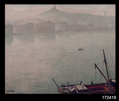 マルセイユ港 作： Albert Marquet