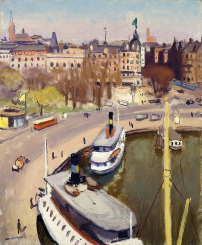 ストックホルム港 作： Albert Marquet