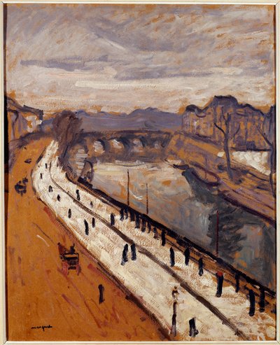 パリのケ・デ・グラン・オーギュスタン 作： Albert Marquet