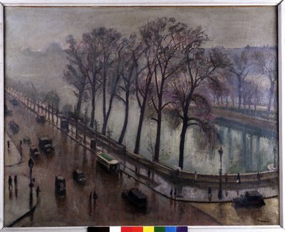 O Quay Conti no outono (óleo sobre tela) 作： Albert Marquet