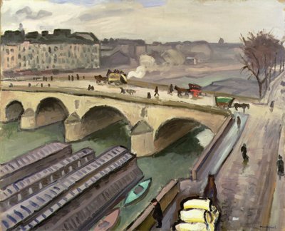 O Sena em Paris, c.1907 (óleo sobre tela) 作： Albert Marquet