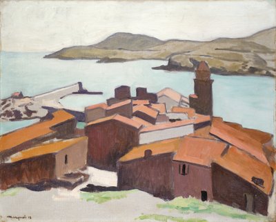 コリウールの眺め 作： Albert Marquet