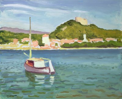 ポルクロールの眺め 作： Albert Marquet
