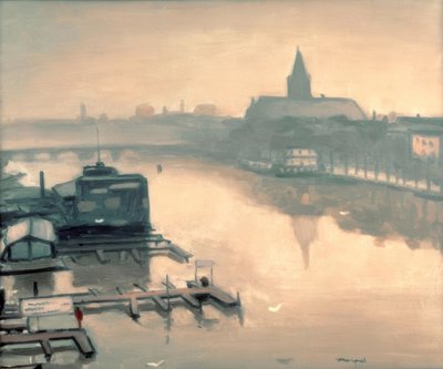 アムステルホテルの眺め 作： Albert Marquet