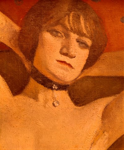 ソファの詳細の女性、1912 作： Albert Marquet