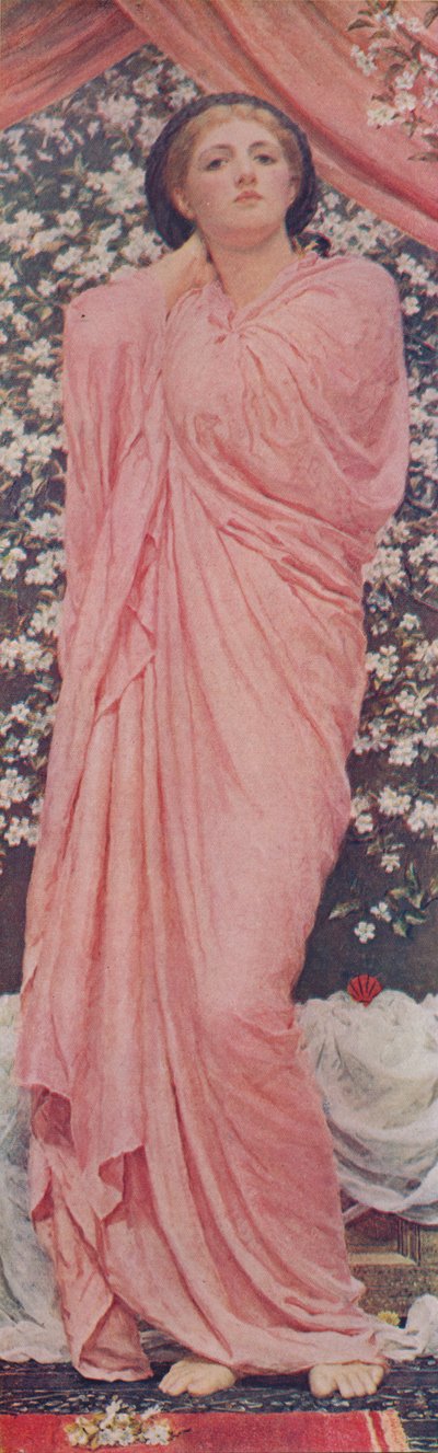 「花」、1881年、c1900 作： Albert Moore