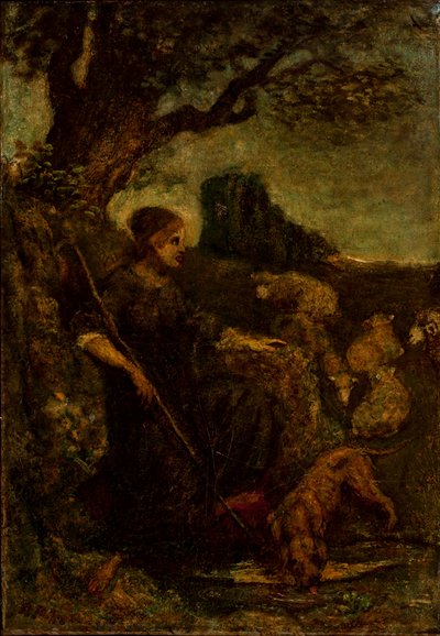 ジャンヌ・ダルク（1412-31） 作： Albert Pinkham Ryder
