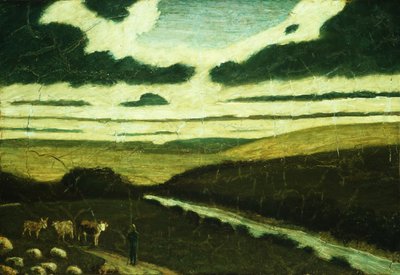 風景、1897-98 作： Albert Pinkham Ryder