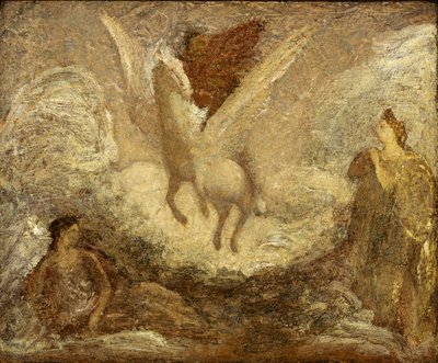 ペガサス出発、1901年まで。 作： Albert Pinkham Ryder