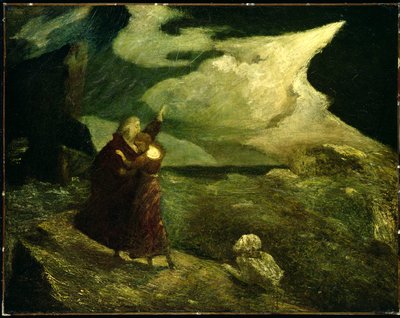 テンペスト、1892 作： Albert Pinkham Ryder