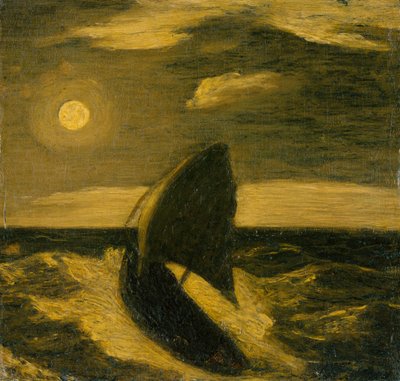 トイレの海、ca。 1880-85。 作： Albert Pinkham Ryder