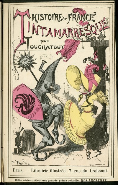 アルベール・ロビダ（1848-1926）による挿絵（『Histoire de France tintamarresque』1880年頃） - 歴史, 舞踊 作： Albert Robida