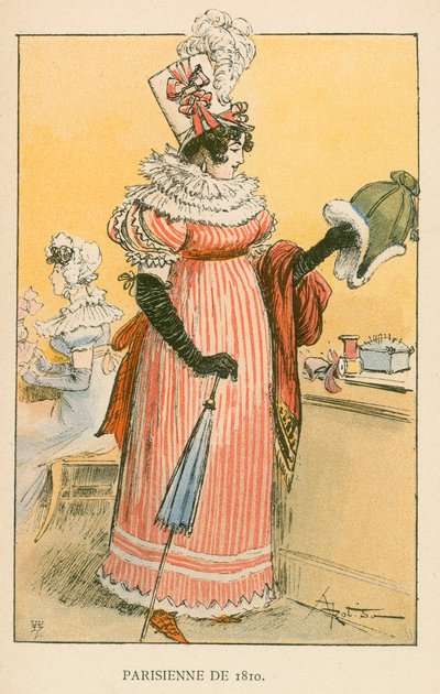 1810年のパリジャン 作： Albert Robida