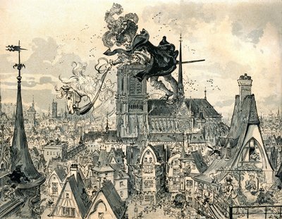 次の芸術家によるアート作品： Albert Robida