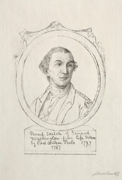 ジョージワシントン、1898年。 作： Albert Rosenthal