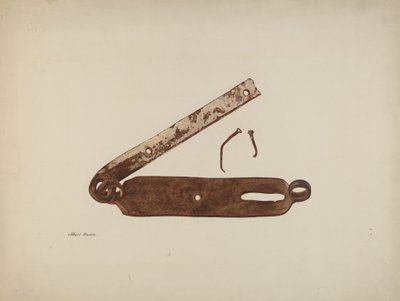 「ケネディ ファーム」のドアのハスプ 作： Albert Rudin